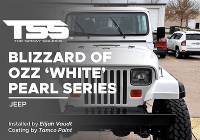 BLIZZARD OF OZZ ‘WHITE’ PEARL SERIES  | TAMCO PAINT | JEEP