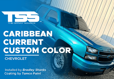 CARIBBEAN CURRENT CUSTOM COLOR | TAMCO PAINT | CHEVROLET
