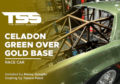 CELADON GREEN OVER GOLD BASE | TAMCO PAINT | RACE CAR