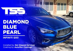 DIAMOND BLUE PEARL | AUTOFLEX COATINGS | INFINITI Q50