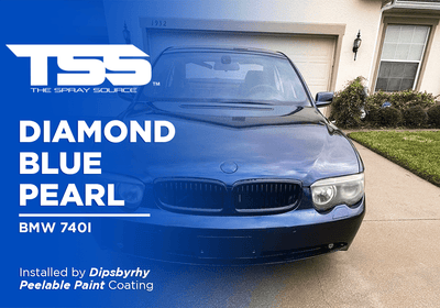 DIAMOND BLUE PEARL | PEELABLE PAINT | BMW 740I