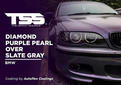 DIAMOND PURPLE PEARL OVER SLATE GRAY | AUTOFLEX COATINGS | BMW