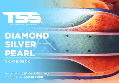 DIAMOND SILVER PEARL  | TAMCO PAINT | SKATE DECK