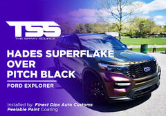HADES SUPERFLAKE OVER PITCH BLACK | PEELABLE PAINT | FORD EXPLORER