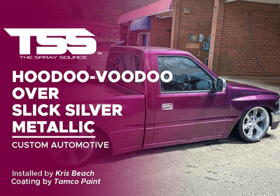 HOODOO-VOODOO OVER SLICK SILVER METALLIC  | TAMCO PAINT | CUSTOM AUTOMOTIVE