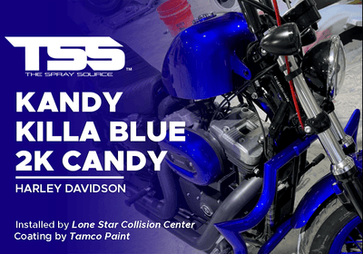 KANDY KILLA BLUE 2K CANDY | TAMCO PAINT | HARLEY DAVIDSON