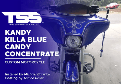 KANDY KILLA BLUE CANDY CONCENTRATE | TAMCO PAINT | CUSTOM MOTORCYCLE
