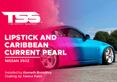 LIPSTICK AND CARIBBEAN CURRENT PEARL  | TAMCO PAINT | NISSAN 350Z