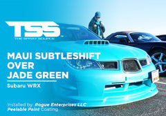 Maui SubtleShift Over Jade Green WRX Installed By Rogue Enterprises