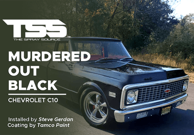 MURDERED OUT BLACK | TAMCO PAINT | CHEVROLET C10