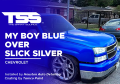 MY BOY BLUE OVER SLICK SILVER | TAMCO PAINT | CHEVROLET