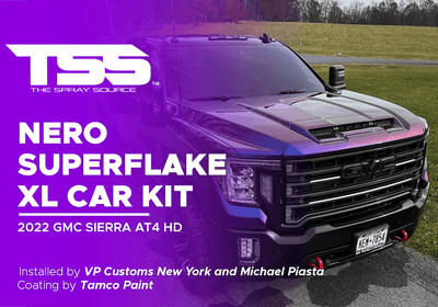 NERO SUPERFLAKE XL CAR KIT | TAMCO PAINT | 2022 GMC SIERRA AT4 HD