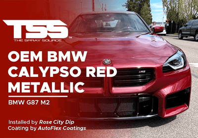 OEM BMW CALYPSO RED METALLIC | AUTOFLEX COATINGS | BMW G87 M2