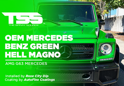 OEM MERCEDES BENZ GREEN HELL MAGNO | AUTOFLEX COATINGS | AMG G63 MERCEDES