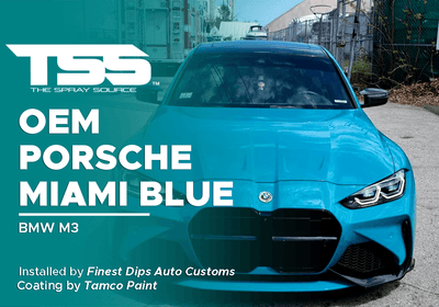 OEM PORSCHE MIAMI BLUE | AUTOFLEX COATINGS | BMW M3