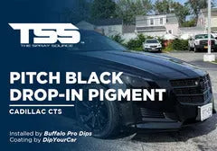 Pitch Black Drop-In Pigment on Cadillac CTS