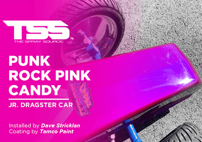 PUNK ROCK PINK CANDY | TAMCO PAINT | JR. DRAGSTER CAR