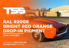 RAL #2008 BRIGHT RED ORANGE DROP-IN PIGMENT | PEELABLE PAINT | 1996 CAMARO