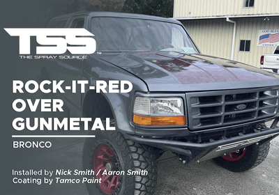 ROCK-IT-RED OVER GUNMETAL | TAMCO PAINT | BRONCO