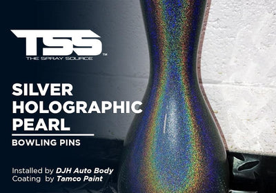 SILVER HOLOGRAPHIC PEARL | TAMCO PAINT | BOWLING PINS