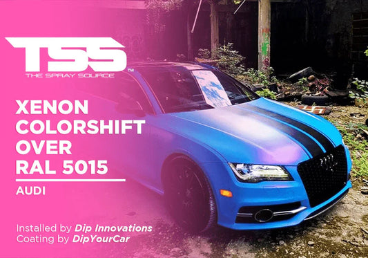 Xenon Colorshift over RAL 5015 on Audi