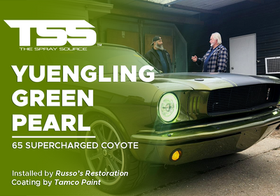 YUENGLING GREEN PEARL | TAMCO PAINT | 65 SUPERCHARGED COYOTE