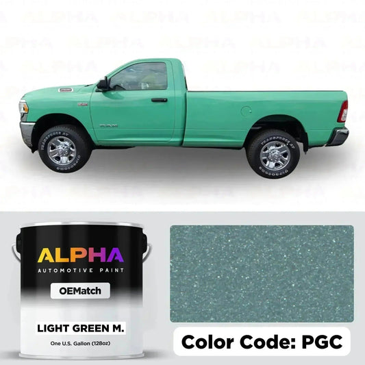 Dodge Light Green Metallic PGC | OEMatch Basecoat
