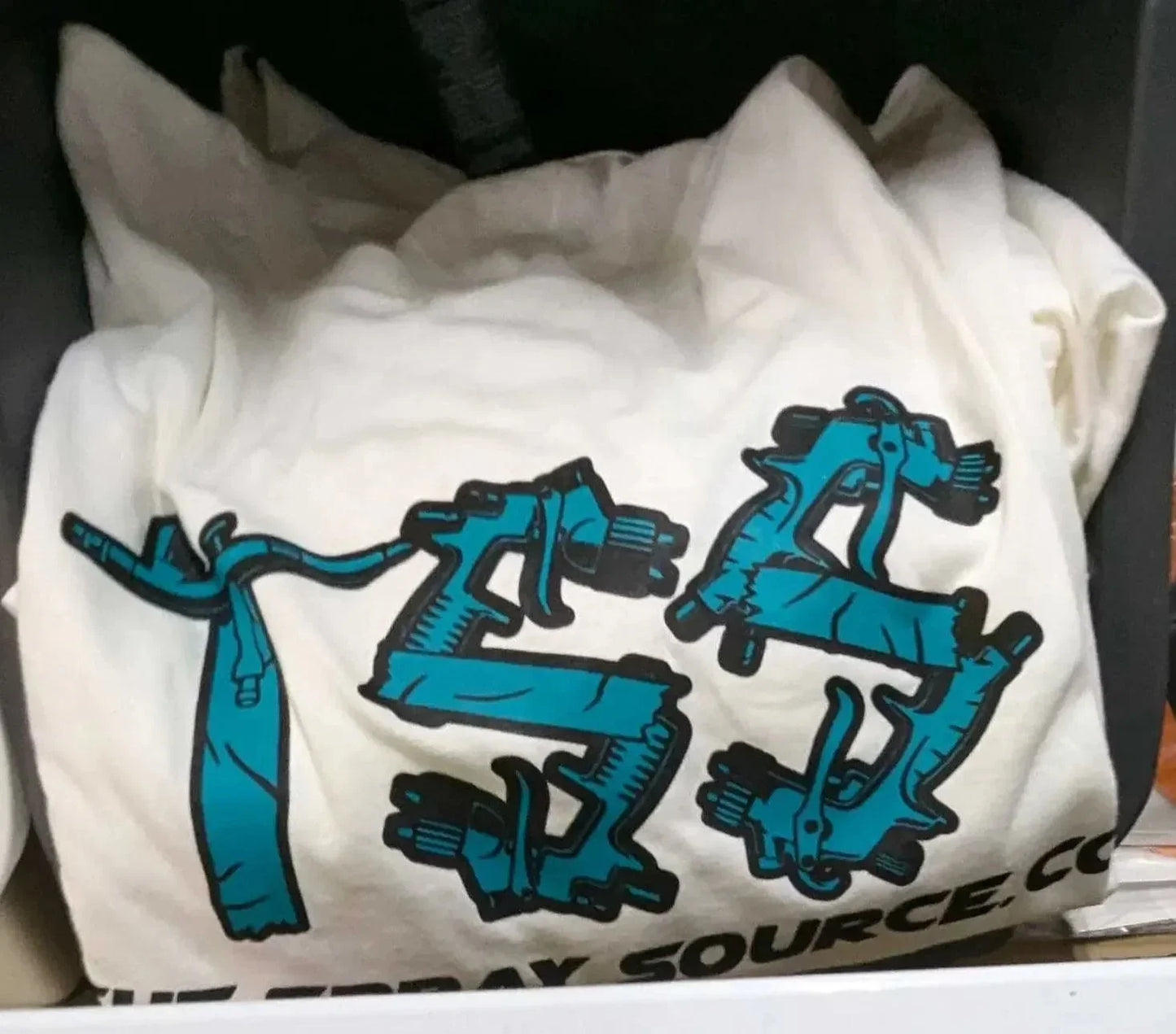 Spray Equipment TSS Logo - White T-Shirt (Medium) - Clearance by The Spray Source - The Spray Source