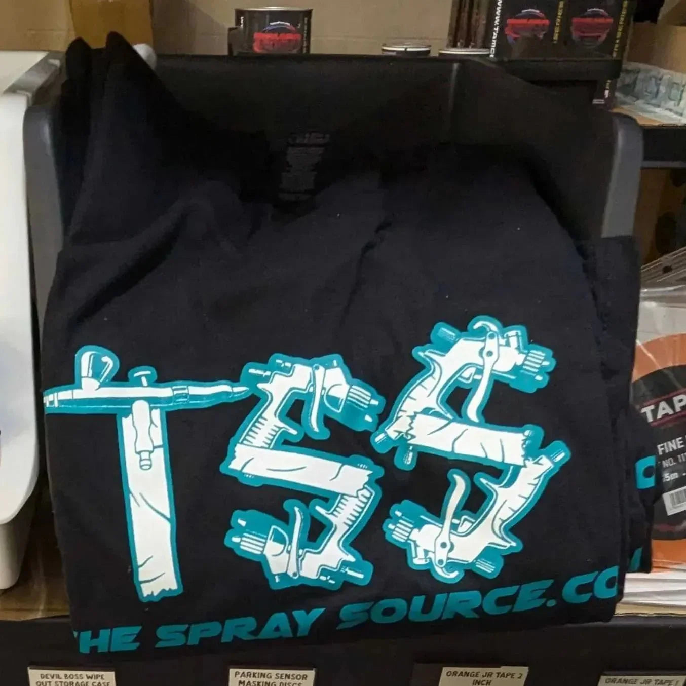 Spray Equipment TSS Logo - Black T-Shirt (Small) - Clearance by The Spray Source - The Spray Source