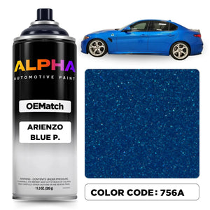Alfa Romeo Arienzo Blue Pearl 756A | OEMatch Spray Can