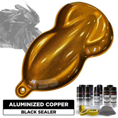 Aluminized Copper Motorcycle Paint Kit