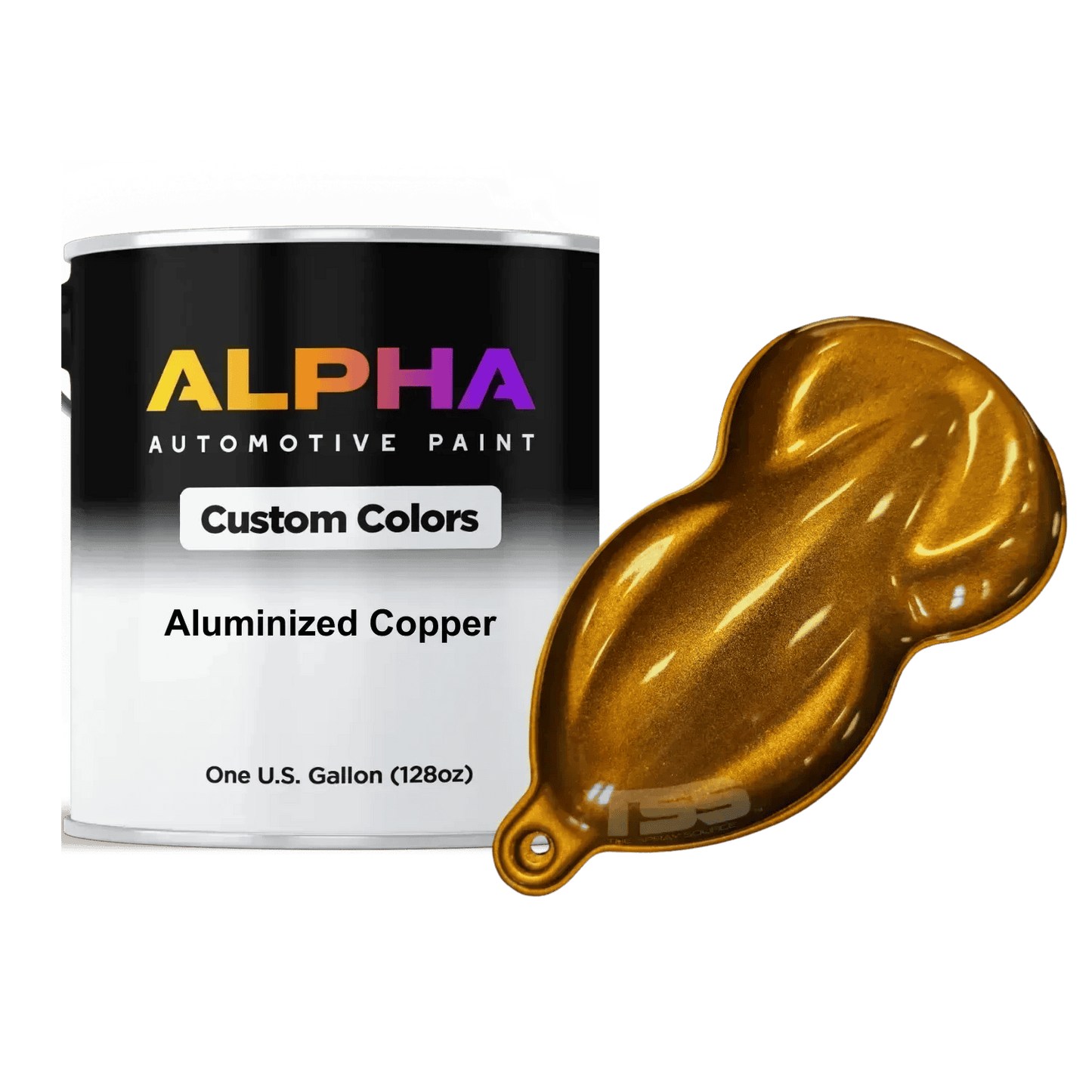 Aluminized Copper Paint Basecoat Midcoat