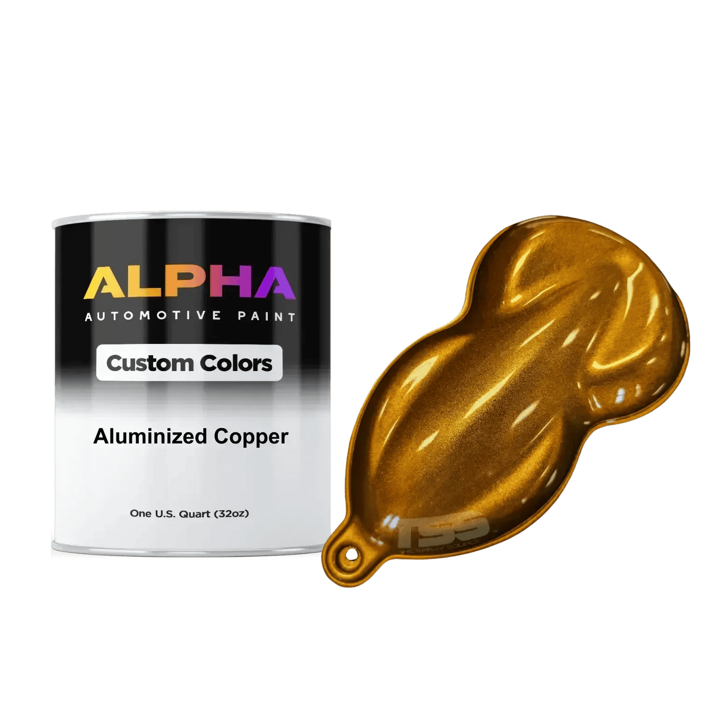 Aluminized Copper Paint Basecoat Midcoat