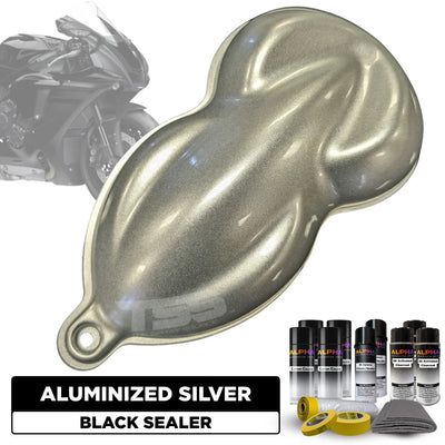 Aluminized Silver Motorcycle Paint Kit