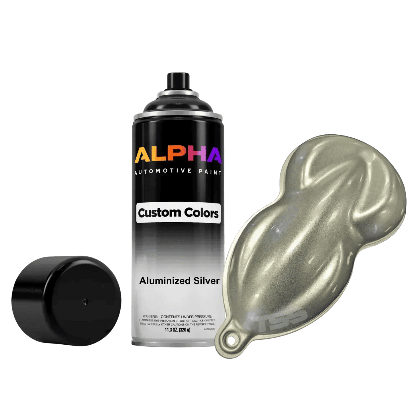 Aluminized Silver Spray Can