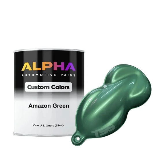 Amazon Green Paint Basecoat Midcoat automotive basecoat paint by Alpha Automotive Paint