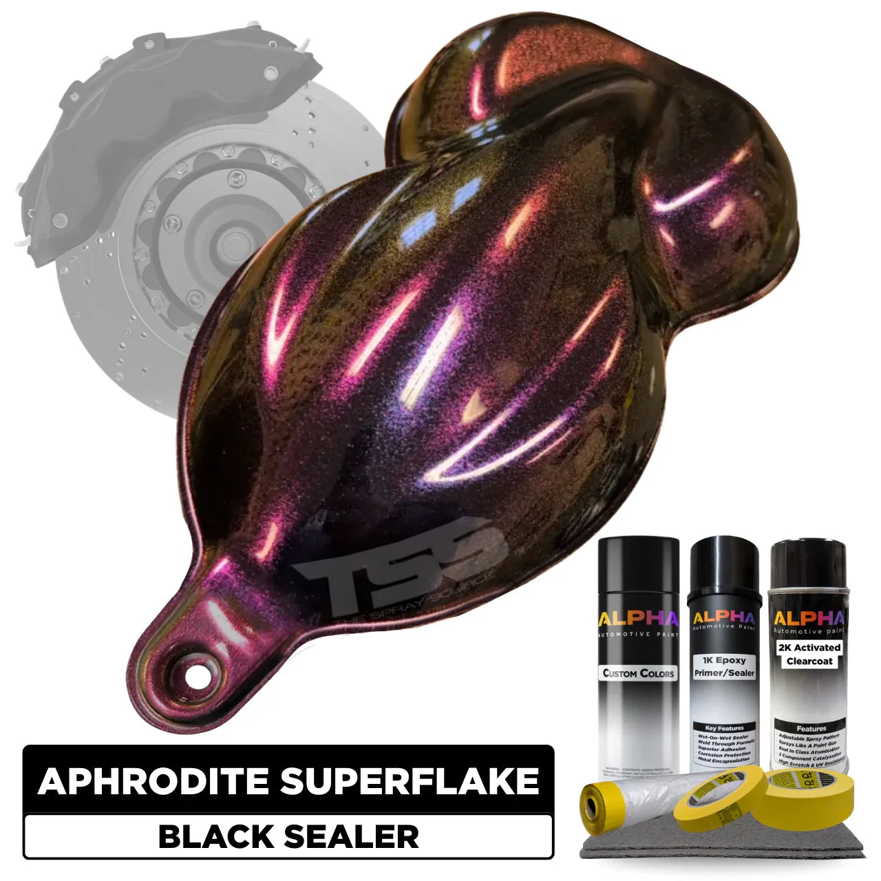 Aphrodite SuperFlake Brake Caliper Paint Kit