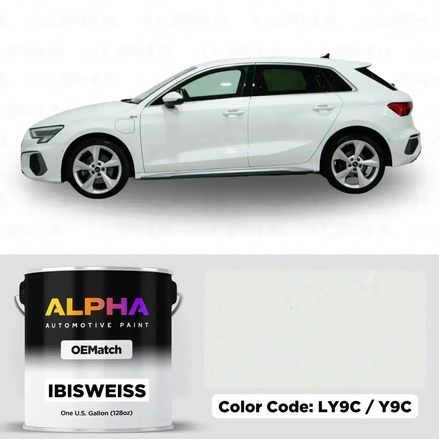 Volkswagen / Audi Ibis White LY9C / Y9C | OEMatch Basecoat