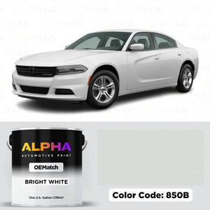 CHRYSLER USA BRIGHT WHITE 850B / PW7 | OEMatch Basecoat