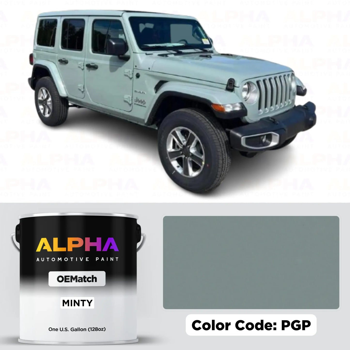 CHRYSLER USA MINTY PGP | OEMatch Basecoat