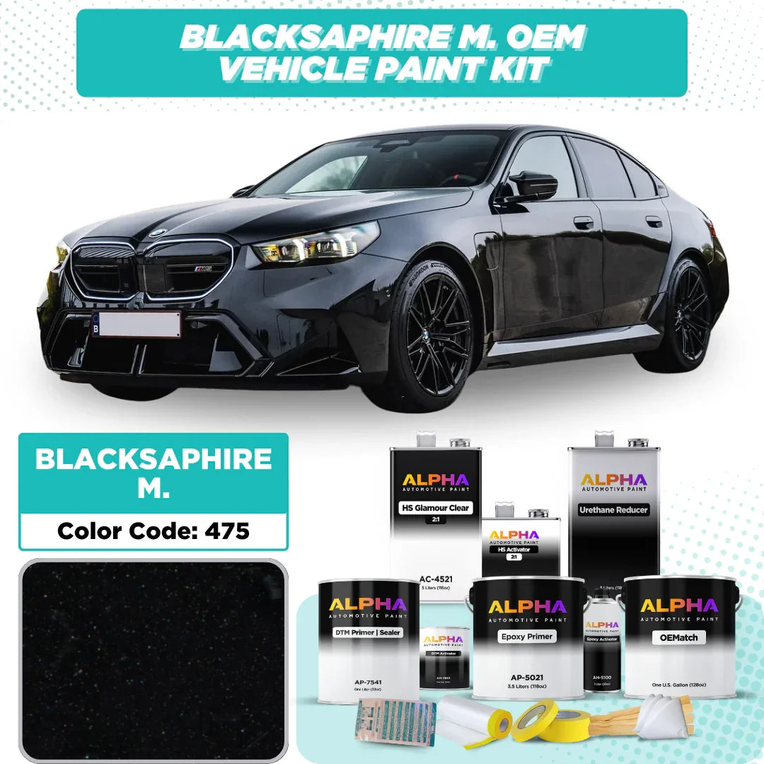 BMW Black Sapphire Metallic 475 | OEMatch Vehicle Paint Kit