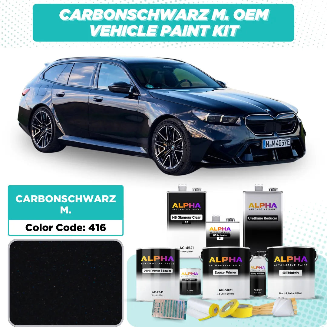 BMW Carbon Black Metallic 416 | OEMatch Vehicle Paint Kit