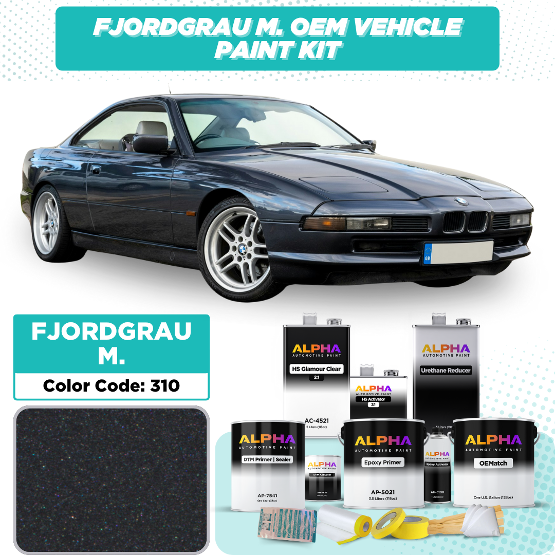 BMW Fjord Gray M. 310 | OEMatch Vehicle Paint Kit