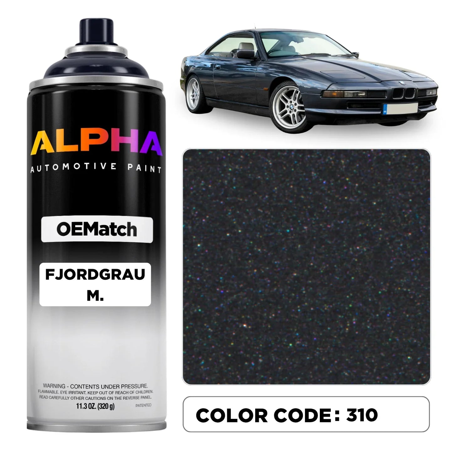 BMW Fjord Gray M. 310 | OEMatch Spray Can