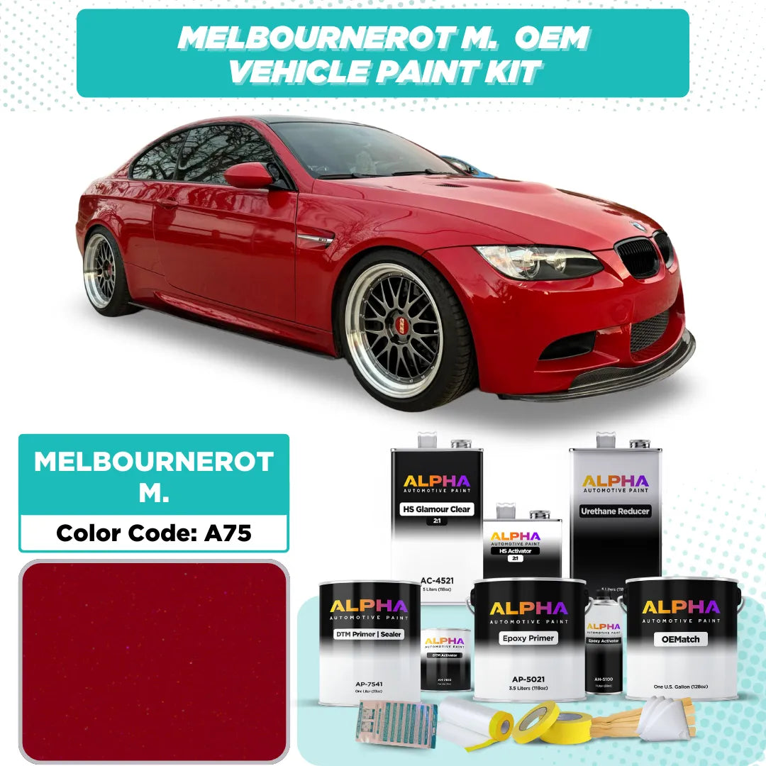 BMW Melbourne Red Metallic A75 | OEMatch Vehicle Paint Kit