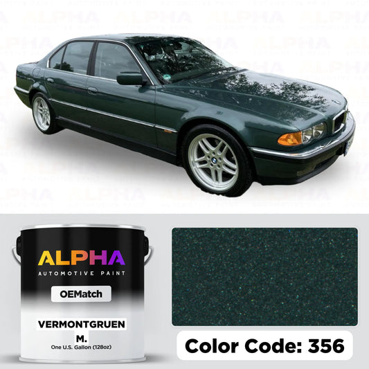 BMW Vermont Green Metallic 356 | OEMatch Basecoat