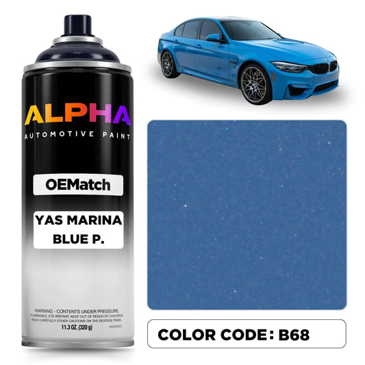 BMW Yas Marina Blue Pearl B68 | OEMatch Spray Can