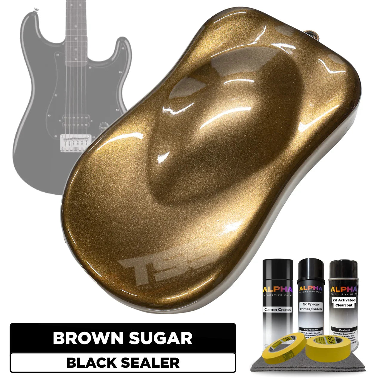 Brown Sugar Guitar Paint Kit