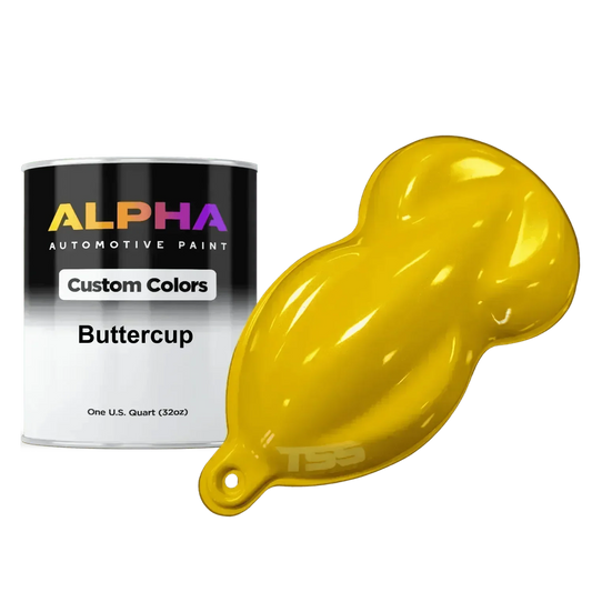 Buttercup Paint Basecoat - automotive basecoat paint by Alpha Automotive Paint