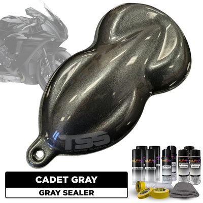 Cadet Gray Motorcycle Paint Kit